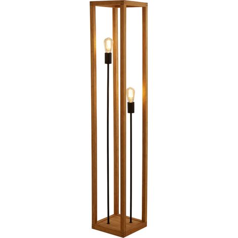 Lampadaire bois Square - EU54742-2NA (1/3)