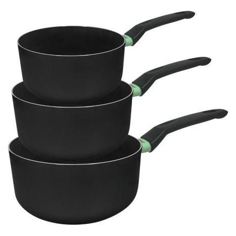 Set de 3 casseroles antiadhésives céramique 16, 18 et 20 cm Fackelmann Brandao