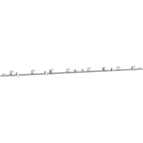 Maison Exclusive - Kit de herrajes para puerta corredera 400 cm a