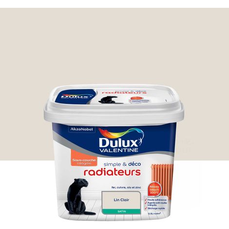 Peinture Radiateurs Dulux Valentine Simple & Déco Lin clair 0,5 L (1/4)