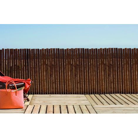 Corteza de abeto natural marrón simple cara 1,5 x 3 m