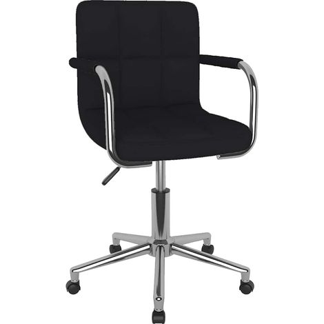 Maison Exclusive - Bürostuhl Drehbar Schwarz Stoff (1/5)