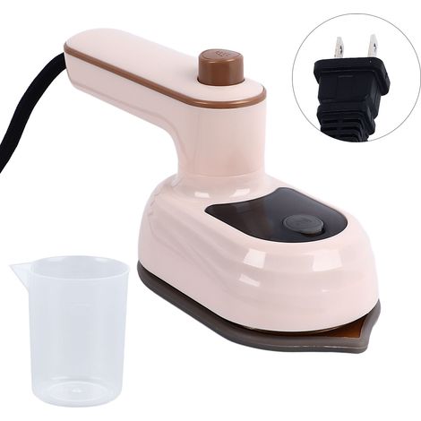 Mini-Dampfbügeleisen, tragbar, kompakt und zusammenklappbar für Reisen und zum Schlafen, US-Stecker 100–240 V, ideal für Kleidung (1/5)