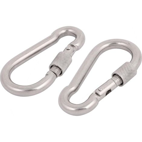 8mm Dicke 304 Edelstahl Karabinerhaken Screw Lock (1/2)