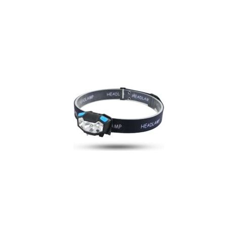 Linterna frontal LED, luz de trabajo LED, linterna frontal con sensor de movimiento, luz de trabajo impermeable recargable por USB, 4 modos de iluminación - Linternas frontales Crezuo