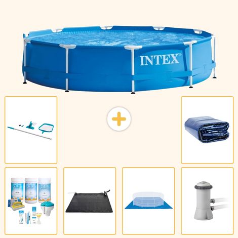 Intex Piscine Tubulaire Ronde - 366x76 cm - 7-pièces  S20437 (1/4)