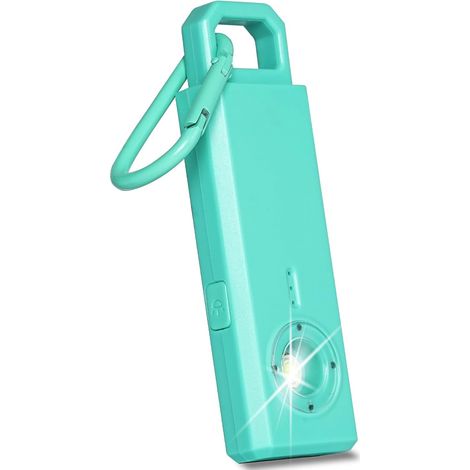 Personnelle Anti Agression, Ring Alarm de 130 DB avec Signal LED, Alarme de Poche puissante, Porte-clés de Chargement USB Type-C, Protection pour Enfants, Femmes et Personnes âgée (1/5)
