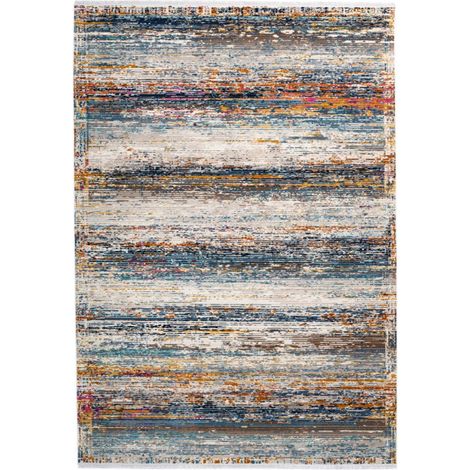 Tapis à Rayures Colorées "Anouk" Multicolore 120 x 170 cm (1/4)