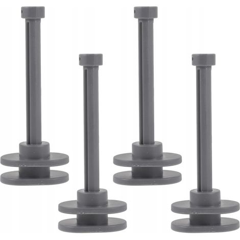Lot de 4 pistons injecteurs de flux de soudure en plastique gris, outil de distribution durable (1/5)