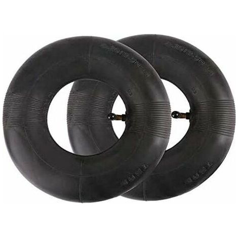 AGE Pneu de Chambre à Air SéRies 4.10/3.50-4 Pouces pour Diable, Chariot, Chariot Manuel, Chariot de Jardin, Tondeuse à Gazon, Tube de Remplacement 4.10-4(2pcs) (1/4)