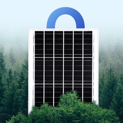Panneau solaire monocristallin flexible 40 W 18 V, panneau photovoltaïque pour camping, maison et bateau (1/5)
