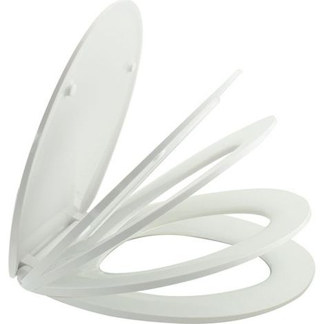 Sedile wc universale in termoindurente chiusura soft (1/4)