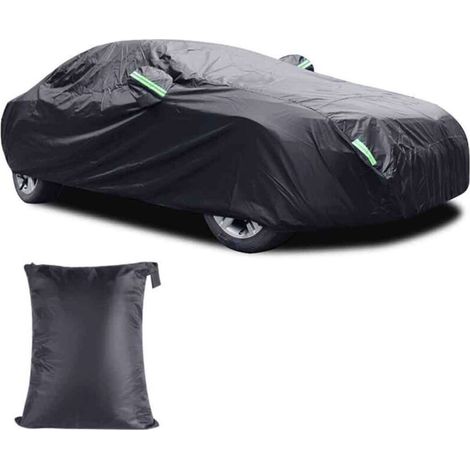 Housse de Voiture imperméable Toutes Saisons, 190T pour Voiture, extérieur, Neige, Soleil, Protection UV avec Fermeture éclair, Ajustement Universel pour hayon (1/5)