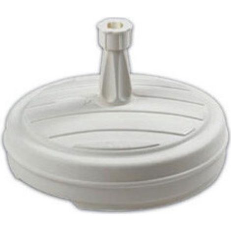 Pied De Parasol - 13 L - Polyéthylène - Pour Mâts 18 À 32 Mm - Ø 43 X H 28 Cm (1/5)