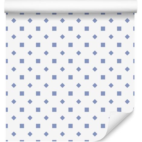 Papier peint à pois blancs, petit détail pour salon et chambre 50x1000 cm (1/5)