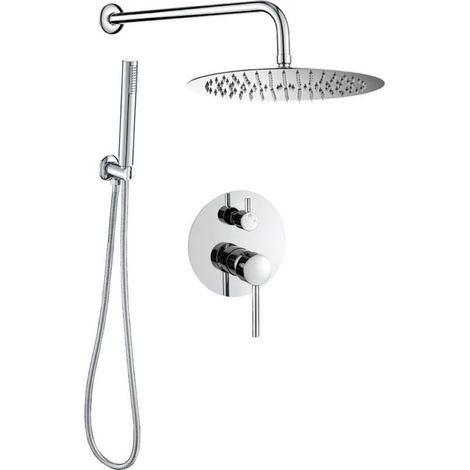 Kit de douche à encastrer TIKO chromé
