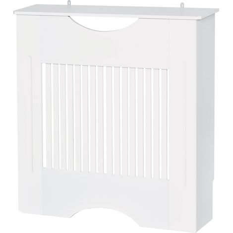 Cache-radiateur à lattes bois design contemporain salon 140x60cm