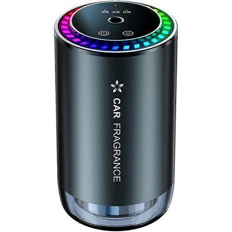 Machine d'aromathérapie intelligente pour voiture avec projection, démarrage et arrêt automatiques, parfum réglable et éclairage LED d'ambiance ciel étoilé (1/4)
