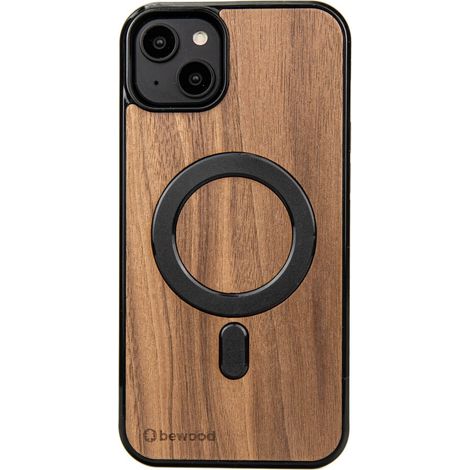 Custodia in legno Bewood per iPhone 14 Plus in noce americano MagSafe (1/5)