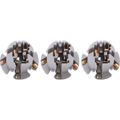 3pcs Douille de Feu Arrière 90075‑60033 ABS Compatible Remplaçant Direct pour 4Runner Highlander (1/5)