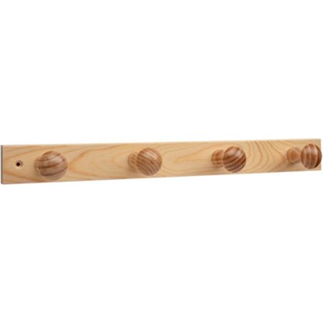 Kleiderbügel aus Naturholz 4 Knöpfe 3774-8- Inofix