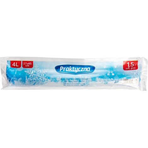 Praktische Gefrierbeutel 4 l 15 Stück.