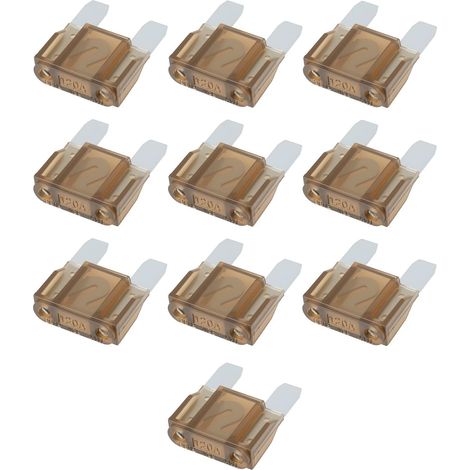 Lot de 10 Fusibles Maxi de 29 Mm pour Voiture Camion Camping-Car Ou Bateau 32 V 120 A à Lames (1/5)