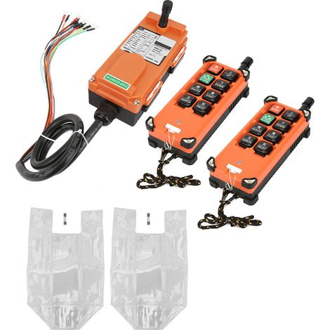 Télécommande sans fil pour palan, 2 émetteurs, 1 récepteur, 220 V (1/5)