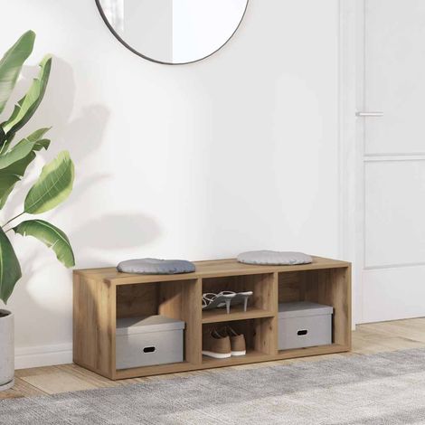 Schuhbank Artisan-Eiche 105x35x35 cm Holzwerkstoff