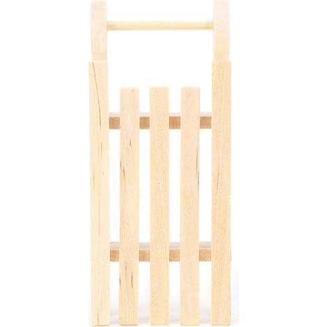 1:12 Miniature Traîneau en Bois Modèle DIY Accessoire Maison de Poupée Paysage de Noël Cadeau Enfant Embryon Brut (1/5)