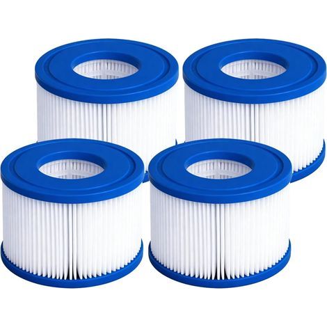 JSSEVN - Type S1 Spa Filter (4 Pack) Above Ground Pool Filter for 28429E 28403E 28407E 28443E 28453E 28421E 28423E 28413E 28453E 11692 SB-h10 JPC01 (1/5)
