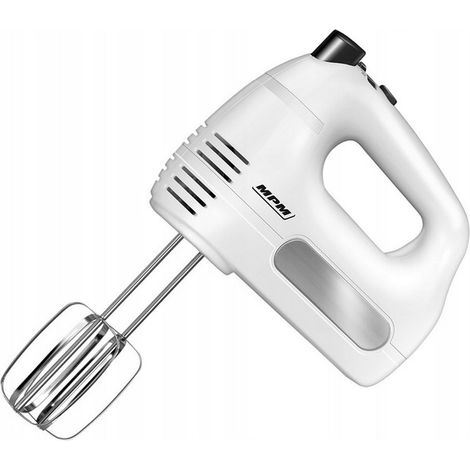 Solid MPM Handmixer Küchenmaschine 300W verchromte Knethaken