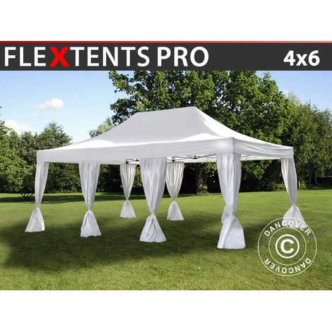 Pop up gazebo FleXtents Pop up canopy Folding tent PRO 4x6 m