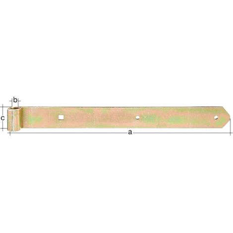 GAH Alberts Ladenband L.600x16x45mm S.5mm D.16mm STA galv.gelb verz.rd - 314200 (1/3)