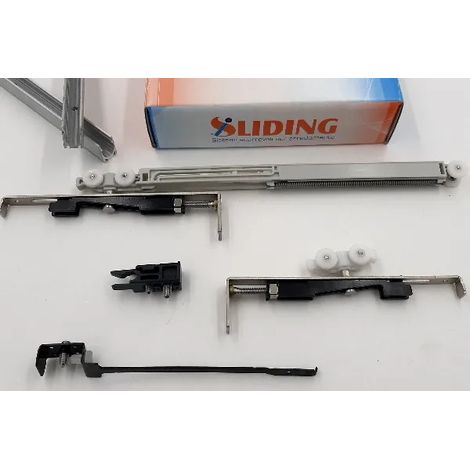 KIT SCORREVOLE SLIDING mod.COLIBRI' BAIONETTA + 1 DECELERATORE (1/4)