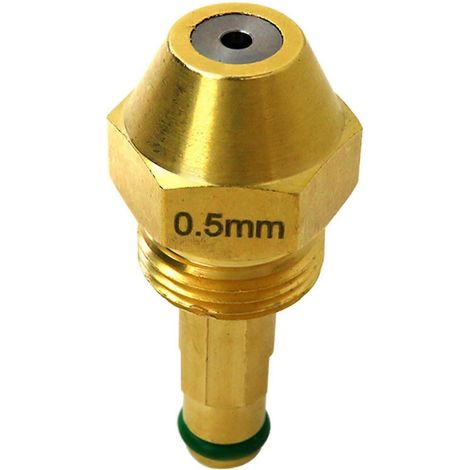 Buse de siphon pour réchauffeur d'huile usée compatible avec les brûleurs Reznor RA RAD (56975005), matériau en laiton de 0,5 mm. (1/5)