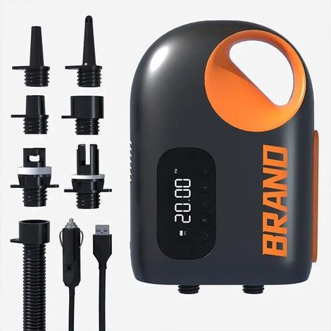 Elektrische Pumpe – SUP-Pumpe – Luftmatratzenpumpe – 20 PSI – 18.000 mAh – Für SUP und Kajak