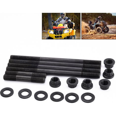 Zylinderkopfschrauben für Yamaha Rhino Raptor 660 – Schraubensatz aus schwarzem Stahl (1/4)