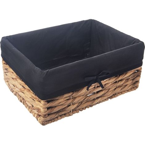 Cestino portaoggetti in materiale naturale, dimensioni 36,5x25x15,5 cm. (1/5)