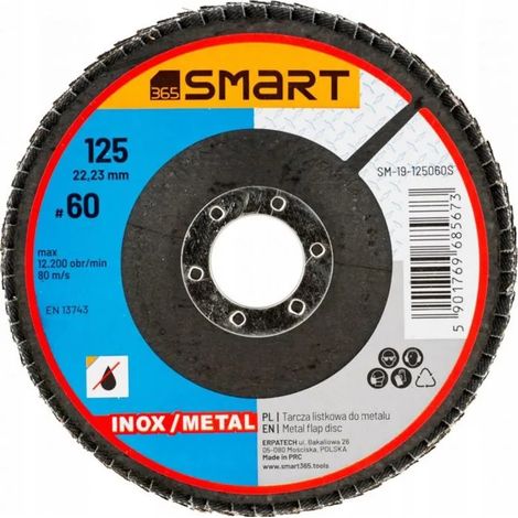 Disque abrasif smart sm-19-125060s 125 mm grain 60 (1/2)