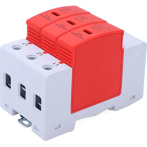 Parafoudre 3P LT1 80 en PC 40kA 80kA AC385V ≤2.4kV IP20 -40-80°C anti-surtage protection performante précis sûr (1/5)