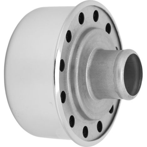 Couvercle de soupape de reniflard rond à pression, remplacement pour moteurs SBC, BBC, SBF 327, 350, 302, 454 et 502. Finition argent électrolytique. (1/5)