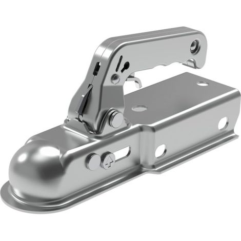 10335 60mm Square Silver Trailer Hitch Head (1/5)