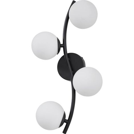 Wall Lightdimmable 'Josiana' made of Glass for Living Room & Dining Room