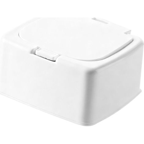 Boîte de rangement plastique transparente pour cosmétiques, accessoires et fournitures scolaires, motif cartoon, déco DIY, à bouton-poussoir (1/5)