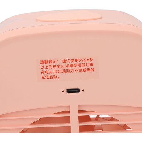 Tragbarer Ventilator mit 5 Geschwindigkeitsstufen, geräuscharm, ideal für Büro, Camping und Zuhause (180 ml). (1/5)
