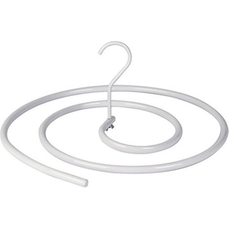 Perchas redondas en espiral para sábanas, ahorran espacio, para mantas, planchas extraíbles, gruesas, para sábanas. (1/5)