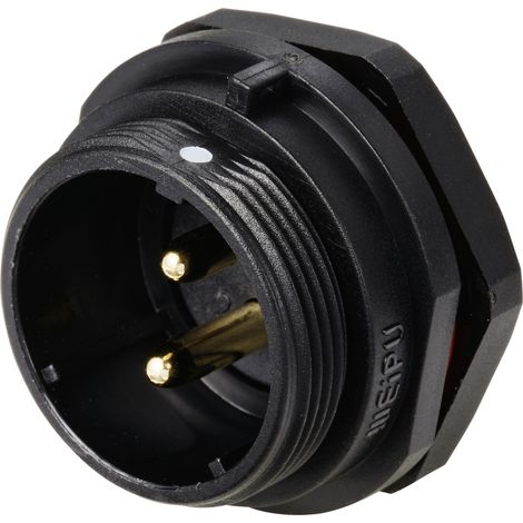 Weipu SP2112 / P 2 Rundstecker Stecker, Einbau Gesamtpolzahl: 2 Serie (Rundsteckverbinder): SP21 1 (1/4)