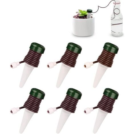 6 Pièces Distributeur d'eau pour Plantes D'intérieur, Appareil D'arrosage Automatique, Distributeur d'eau Automatique pour Plantes Et Fleurs (1/5)