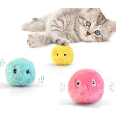 Balle pour chat en forme d'oiseau avec herbe à chat, balle interactive réaliste pour chat (1/5)